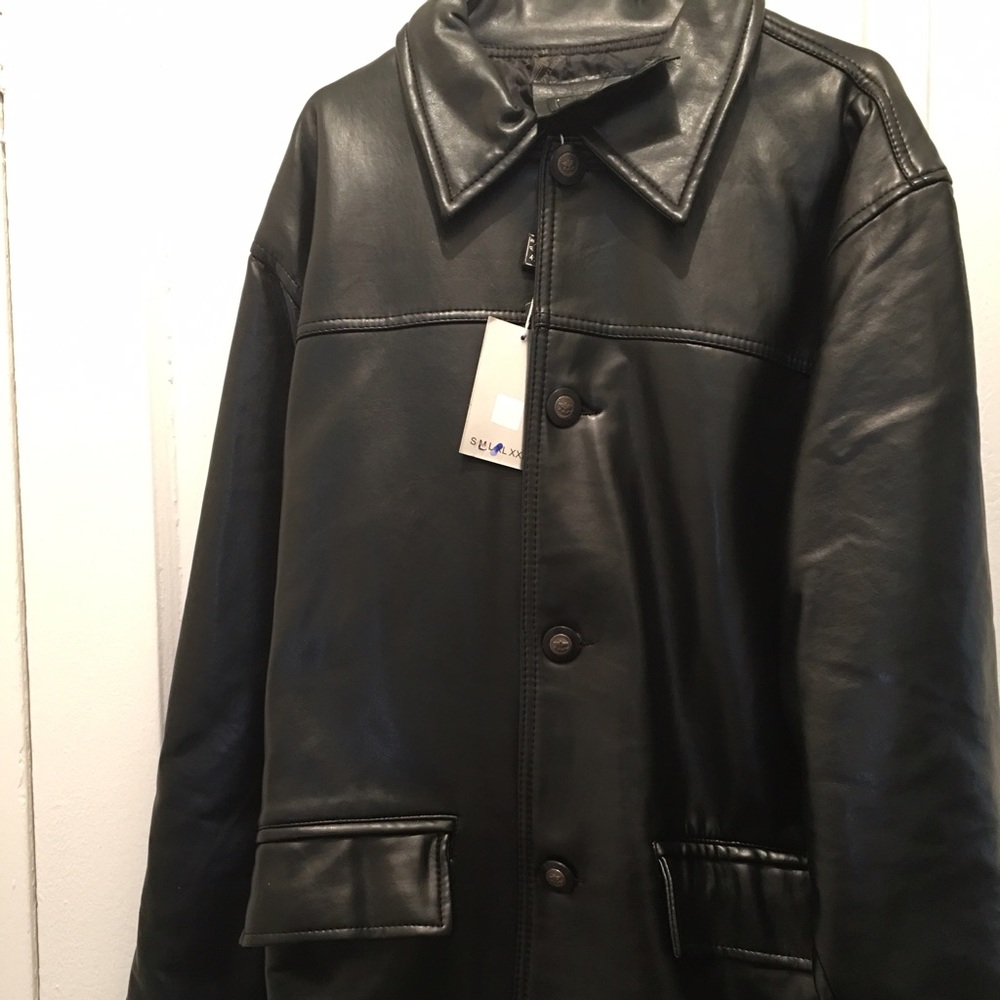 COPY - Men's leather 3/4 long Jacket/ LAST CALL 30$